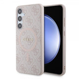 Guess Samsung Galaxy S24 Plus Skal 4G Pattern MagSafe Rosa