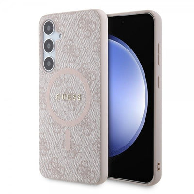 Guess Samsung Galaxy S24 Plus Skal 4G Pattern MagSafe Rosa