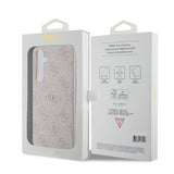 Guess Samsung Galaxy S24 Plus Skal 4G Pattern MagSafe Rosa
