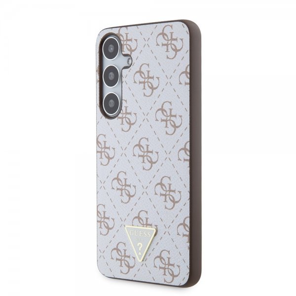 Guess Samsung Galaxy S24 Plus Skal 4G Print Grained Vit
