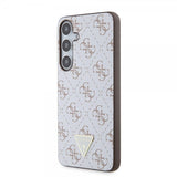 Guess Samsung Galaxy S24 Plus Skal 4G Print Grained Vit