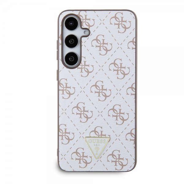 Guess Samsung Galaxy S24 Plus Skal 4G Print Grained Vit