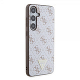 Guess Samsung Galaxy S24 Plus Skal 4G Print Grained Vit