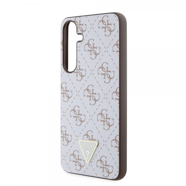 Guess Samsung Galaxy S24 Plus Skal 4G Print Grained Vit