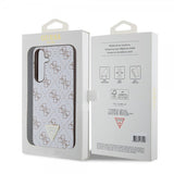 Guess Samsung Galaxy S24 Plus Skal 4G Print Grained Vit