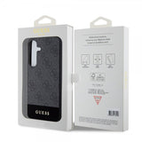 Guess Samsung Galaxy S24 Plus Skal Bottom Stripe Metal Logo Svart