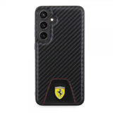 Ferrari Samsung Galaxy S24 Plus Skal Carbon & Stripe Svart