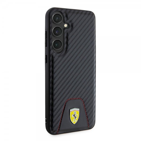 Ferrari Samsung Galaxy S24 Plus Skal Carbon & Stripe Svart