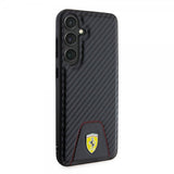 Ferrari Samsung Galaxy S24 Plus Skal Carbon & Stripe Svart