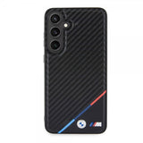 BMW Samsung Galaxy S24 Plus Skal Carbon Tricolor Stripe MagSafe Svart