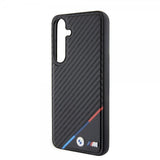 BMW Samsung Galaxy S24 Plus Skal Carbon Tricolor Stripe MagSafe Svart