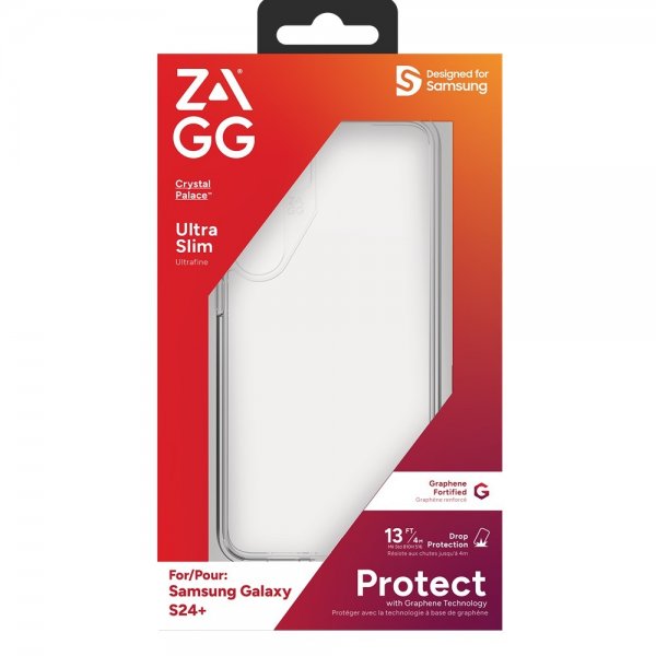 ZAGG Samsung Galaxy S24 Plus Skal Crystal Palace Transparent