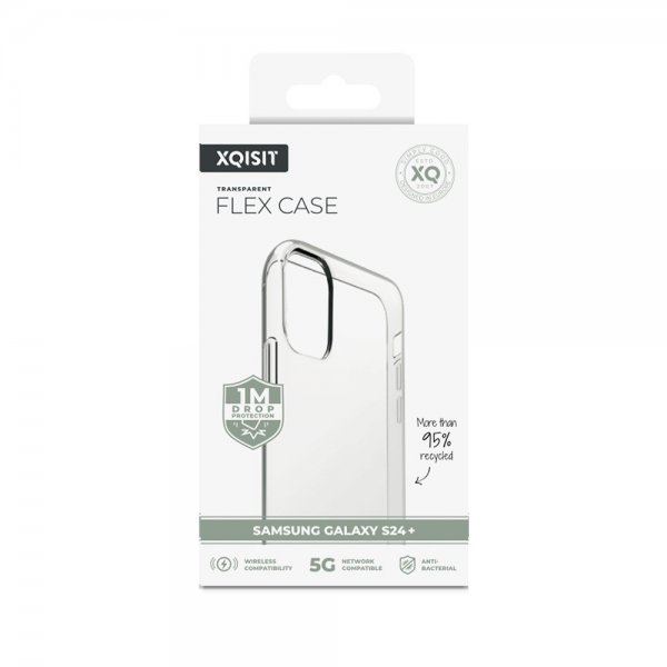 Xqisit Samsung Galaxy S24 Plus Skal Flex Case Transparent
