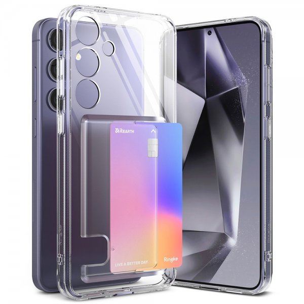 Ringke Samsung Galaxy S24 Plus Skal Fusion Card Clear