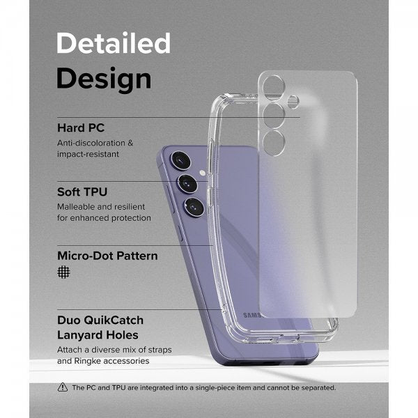 Ringke Samsung Galaxy S24 Plus Skal Fusion Matte Clear