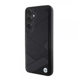 BMW Samsung Galaxy S24 Plus Skal Genuine Leather Textured Svart