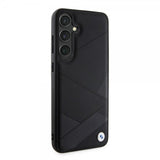 BMW Samsung Galaxy S24 Plus Skal Genuine Leather Textured Svart