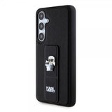 Karl Lagerfeld Samsung Galaxy S24 Plus Skal Grip & Stand Saffiano Svart