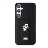 Karl Lagerfeld Samsung Galaxy S24 Plus Skal Grip & Stand Saffiano Svart