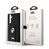 Karl Lagerfeld Samsung Galaxy S24 Plus Skal Grip & Stand Saffiano Svart