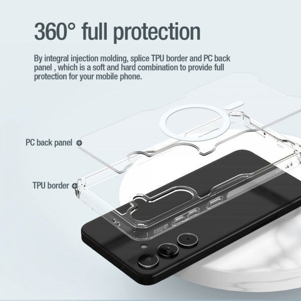 Nillkin Samsung Galaxy S24 Plus Skal Nature Pro Series MagSafe Transparent