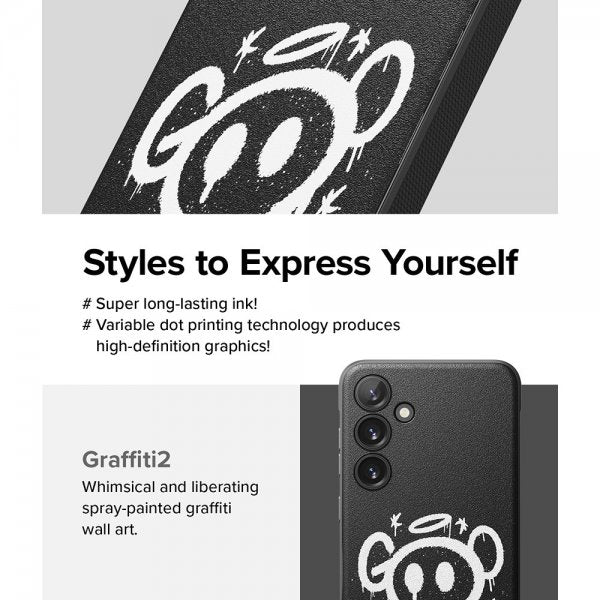 Ringke Samsung Galaxy S24 Plus Skal Onyx Design Graffiti2