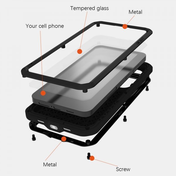 Love Mei Samsung Galaxy S24 Plus Skal Powerful Case Svart