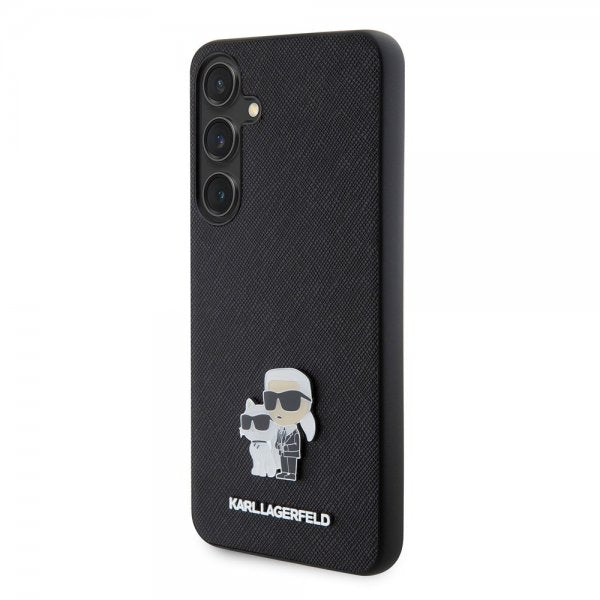 Karl Lagerfeld Samsung Galaxy S24 Plus Skal Saffiano Karl & Choupette Svart