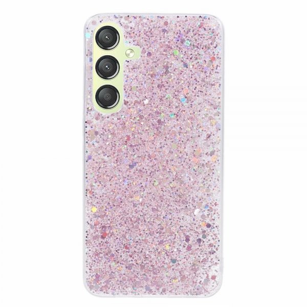 Nordic Covers Samsung Galaxy S24 Plus Skal Sparkle Series Blossom Pink