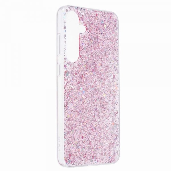 Nordic Covers Samsung Galaxy S24 Plus Skal Sparkle Series Blossom Pink