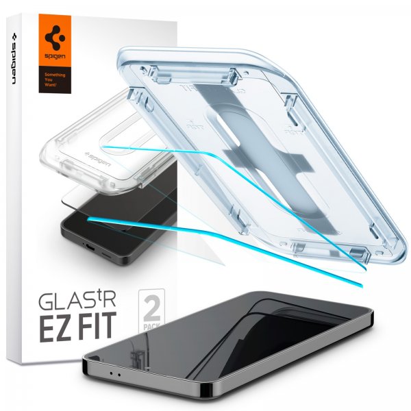 Spigen Samsung Galaxy S24 Plus/Galaxy S25 Plus Skärmskydd GLAS.tR EZ Fit 2-pack