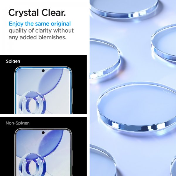 Spigen Samsung Galaxy S24 Plus/Galaxy S25 Plus Skärmskydd GLAS.tR EZ Fit 2-pack