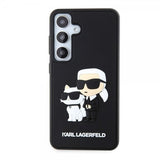 Karl Lagerfeld Samsung Galaxy S24 Skal 3D Rubber Karl & Choupette Svart
