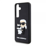 Karl Lagerfeld Samsung Galaxy S24 Skal 3D Rubber Karl & Choupette Svart