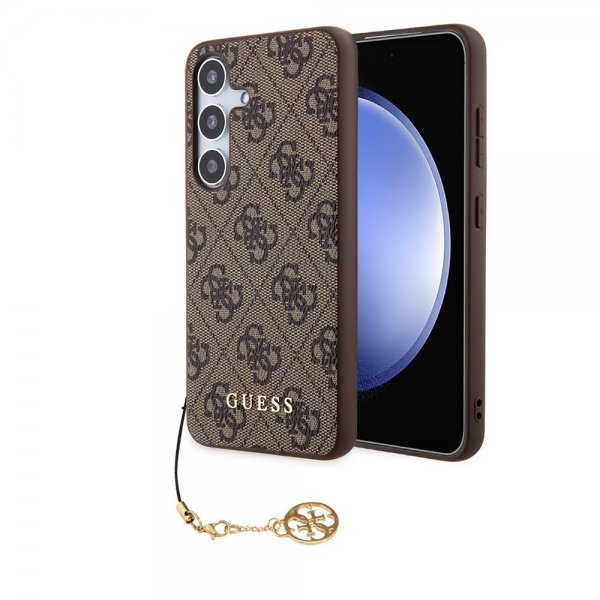 Guess Samsung Galaxy S24 Skal 4G Charm Brun