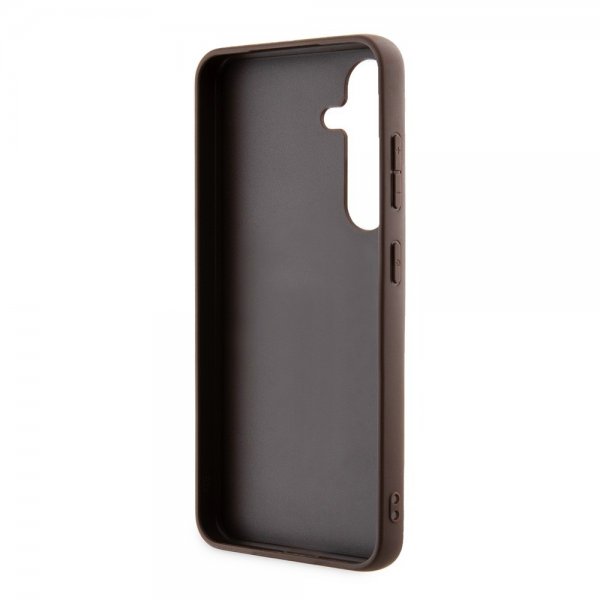 Guess Samsung Galaxy S24 Skal 4G Metal Logo Brun
