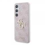 Guess Samsung Galaxy S24 Skal 4G Metal Logo Rosa