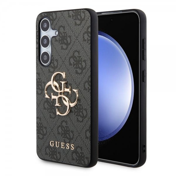 Guess Samsung Galaxy S24 Skal 4G Metal Logo Svart