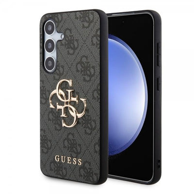 Guess Samsung Galaxy S24 Skal 4G Metal Logo Svart
