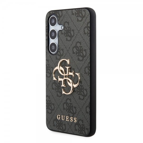 Guess Samsung Galaxy S24 Skal 4G Metal Logo Svart