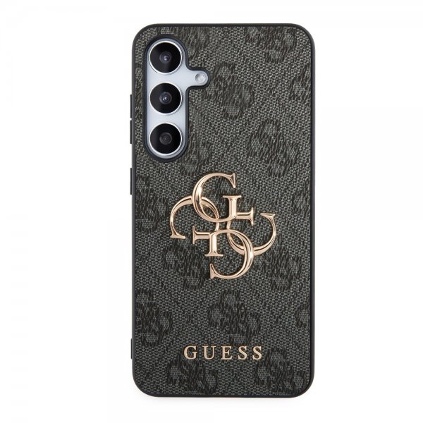 Guess Samsung Galaxy S24 Skal 4G Metal Logo Svart