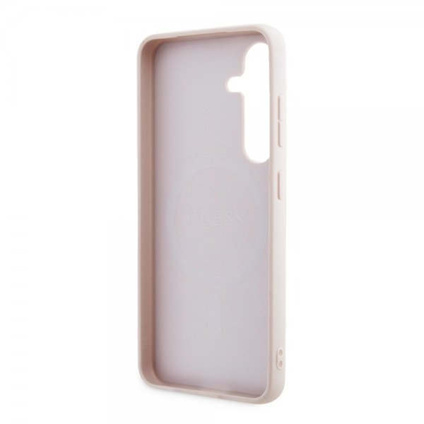 Guess Samsung Galaxy S24 Skal 4G Pattern MagSafe Rosa