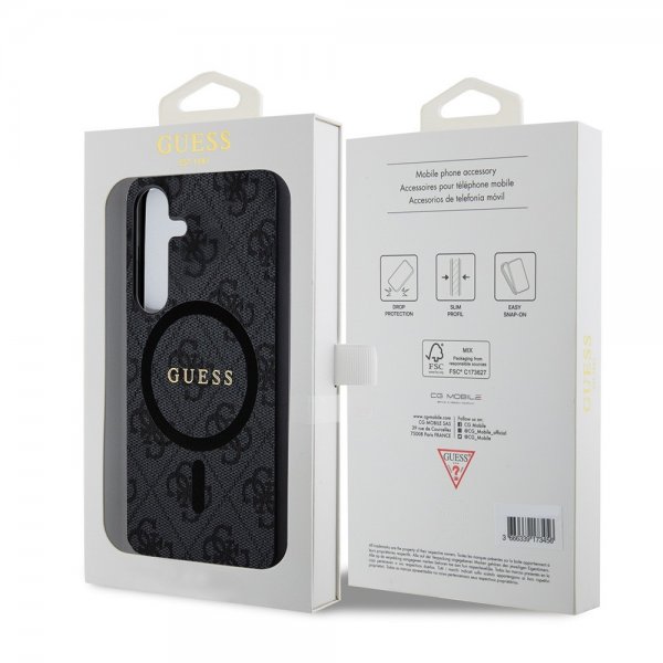 Guess Samsung Galaxy S24 Skal 4G Pattern MagSafe Svart