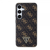 Guess Samsung Galaxy S24 Skal 4G Print Grained Svart
