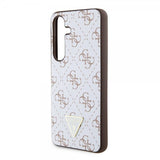 Guess Samsung Galaxy S24 Skal 4G Print Grained Vit