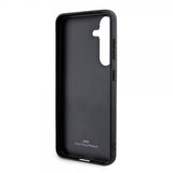 BMW Samsung Galaxy S24 Skal Genuine Leather Textured Svart