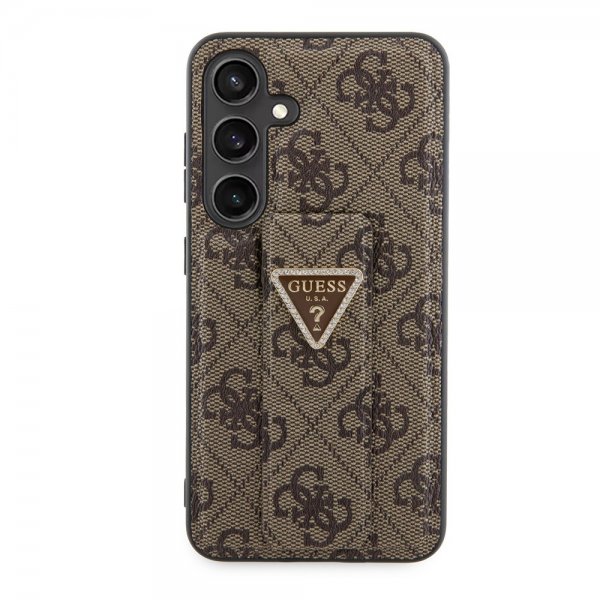 Guess Samsung Galaxy S24 Skal Grip Stand Function Brun