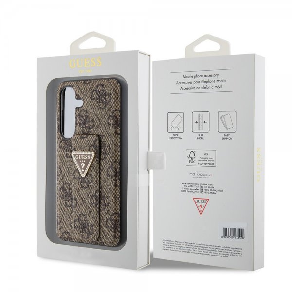 Guess Samsung Galaxy S24 Skal Grip Stand Function Brun