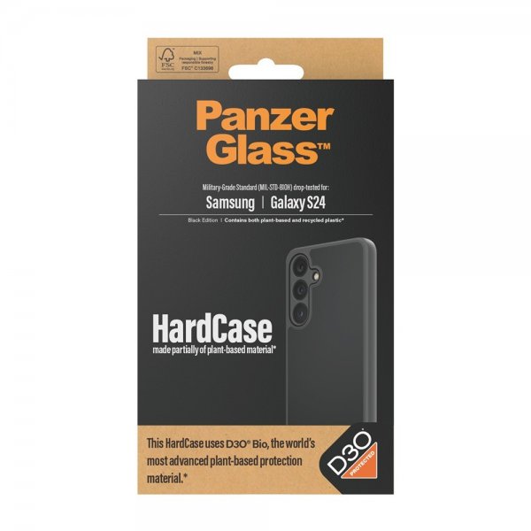PanzerGlass Samsung Galaxy S24 Skal HardCase D3O Svart