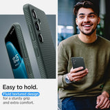 Spigen Samsung Galaxy S24 Skal Liquid Air Abyss Green